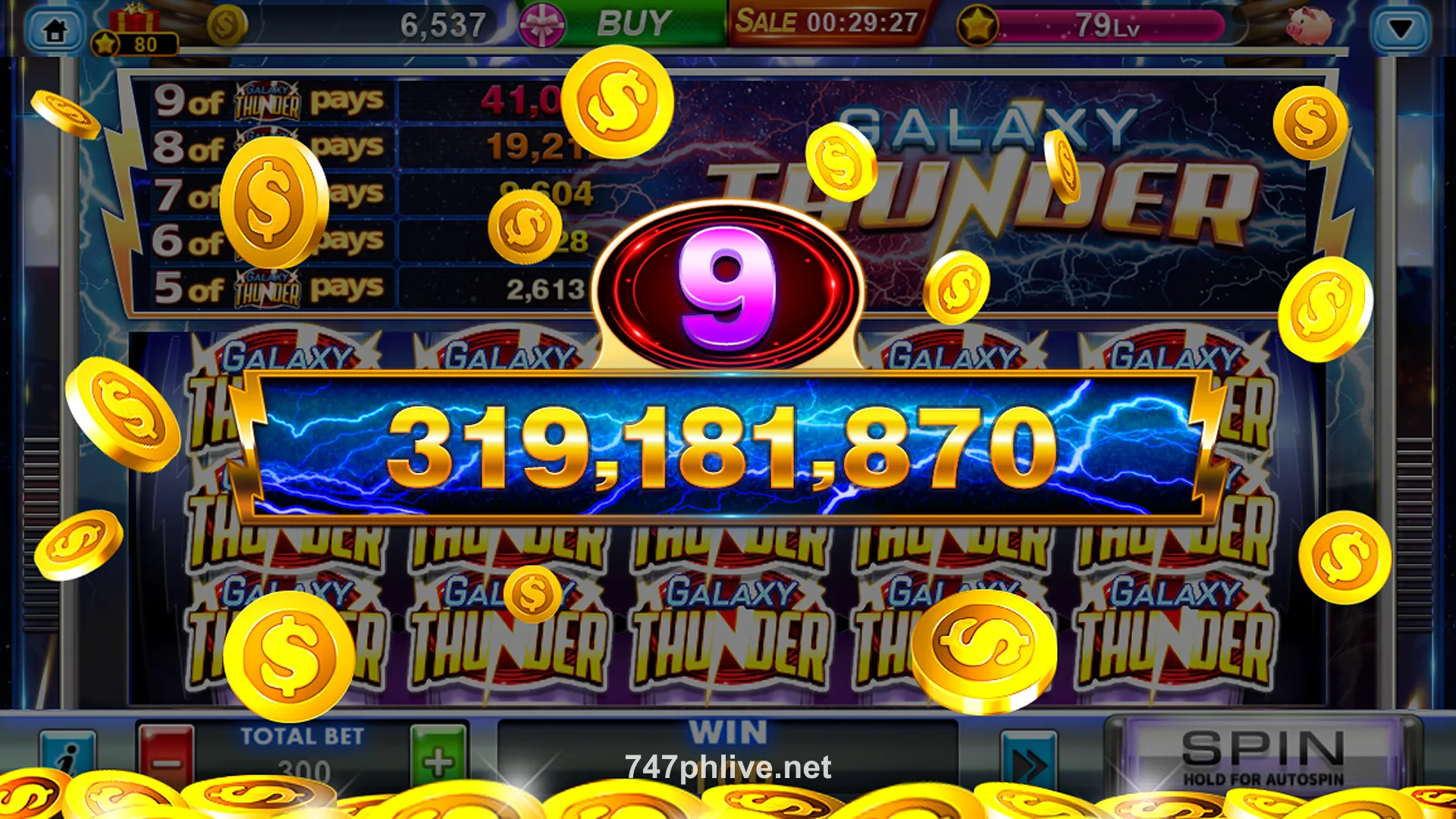 747phlive App Main Interface 747phlive App Screenshot 1 - Main Interface