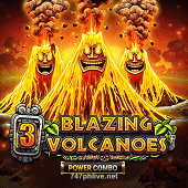 3 Blazing Volcanoes Power Combo Game
